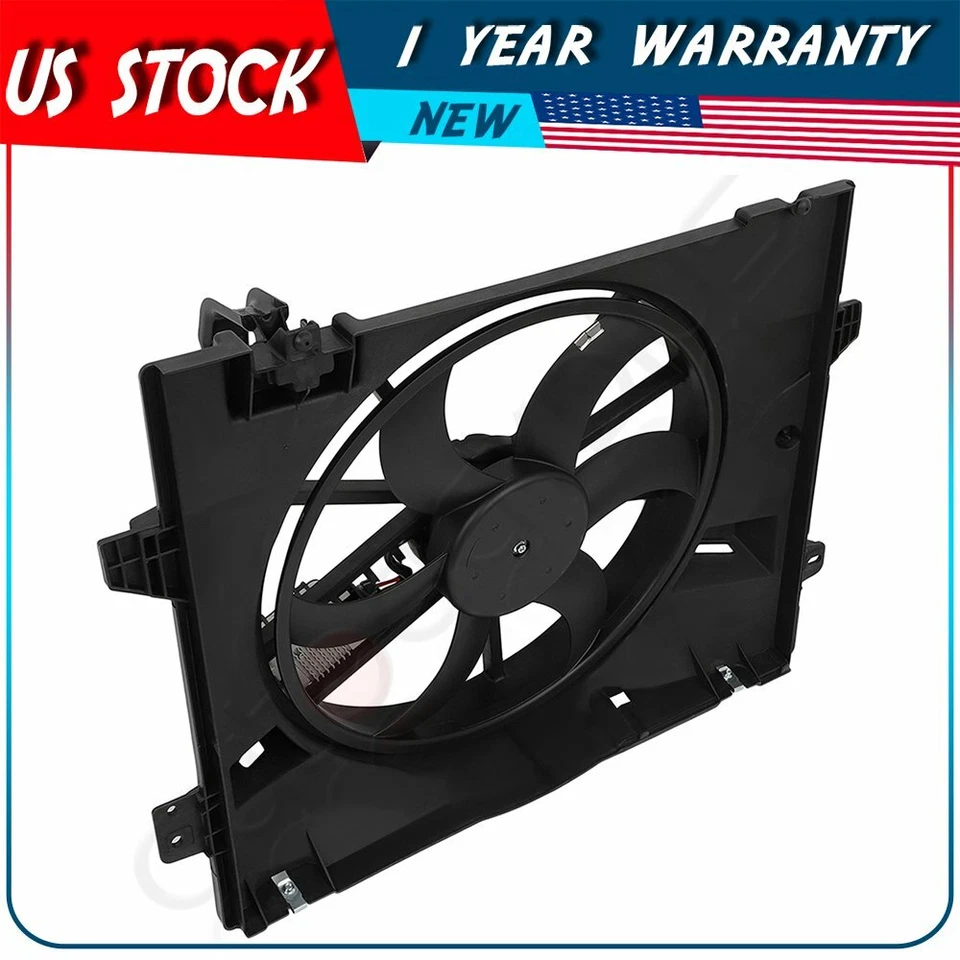 Radiator Fan Assembly For 2006 2007 2008 2009 2010 2011 Mercury Grand Marquis - Image 1 of 4
