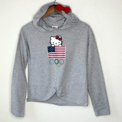 Sudadera gris Hello Kitty x Juegos Olímpicos de EE. UU. - Niños EE. UU. XL 14/16 Foto 1 de 4