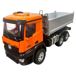 Huina 1598 RTR RC Dump Truck 1/14 Scale ABS & Metal Construction Orange HN1598 - Picture 1 of 2