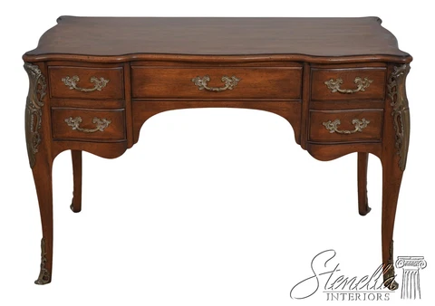 60963EC: KARGES FrenchLouis XV Style Walnut Writing Desk Cover