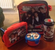LUNCH BOX /& BOTTLE OFFICIAL ONE DIRECTION LUNCH SET