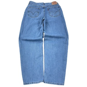 Pantalones de mezclilla vintage Levis 560 para hombre 34x32 calce suelto pierna cónica Y2K holgados desteñidos patín - Imagen 1 de 17