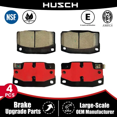 Front & Rear Carbon Fiber Ceramic Brake Pads for Pontiac 6000 Fiero LeMans 1988 - Image 1 of 4