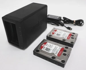 Synology DiskStation DS715 NAS 2x disque dur WD 4 To WD40EFRX avec adaptateur / NO DiskTRAY - Photo 1/6