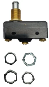 Interruttore d'azione a scatto industriale, attuatore a stantuffo overtravel, SPDT, 15A @ 480V AC - Foto 1 di 11