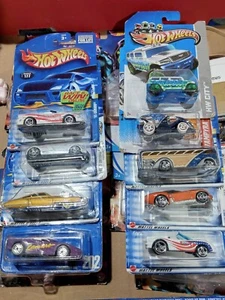 HOT WHEELS-VINTAGE 1993 - 2011 Car LOT OF 9 Carded Sealed Camaro Corvette Cars - Picture 1 of 24