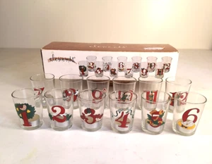 12 Days of Christmas Votive Tealight Candle Cups Holders in Original Box - Picture 1 of 9