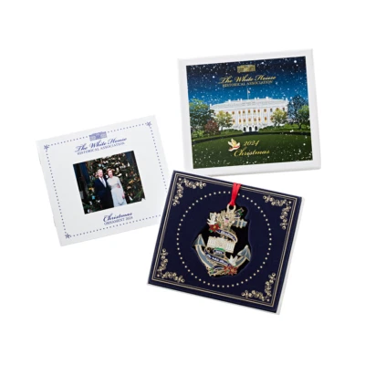 WHITE HOUSE HISTORICAL ASSOCIATION Authentic Official 2024 White House Christmas Ornament-Jimmy Carter-Collectable