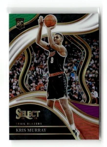 2023-24 Panini Select - Courtside Kris Murray #277 Green White Purple Prizm (RC) - Picture 1 of 2