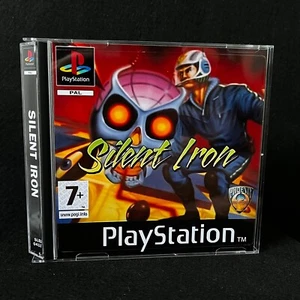 Silent Iron - PS1 PlayStation Case + Covers - NO GAME DISC - Picture 1 of 2