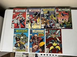 Lotto 7 numeri Marvel Comics Wolverine vintage #2-5, 14, 18 e 76 serie originali - Foto 1 di 15