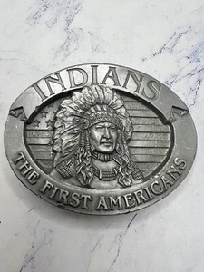 Hebilla de cinturón de colección Indians The First Americans numerada of America - Imagen 1 de 3