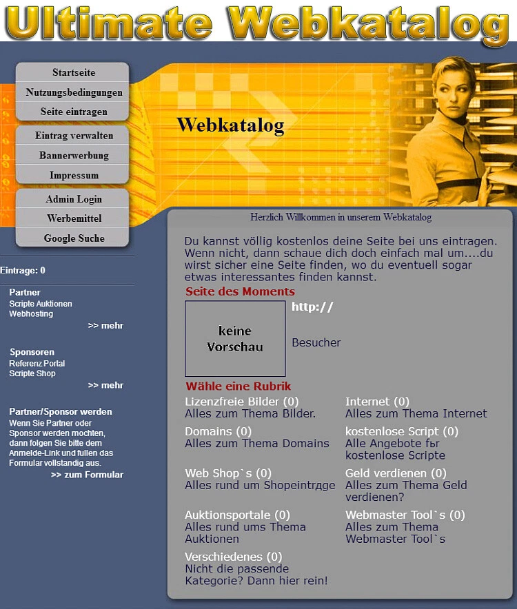Ultimate Webkatalog – PHP-Script - Bild 1 von 1
