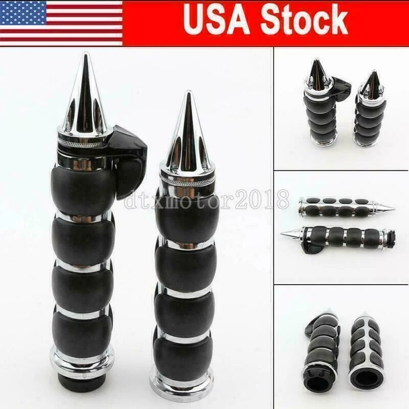 1" Motorcycle Hand Grips For Yamaha Raider S Road Royal V Star 650 950 - Image 1 of 4