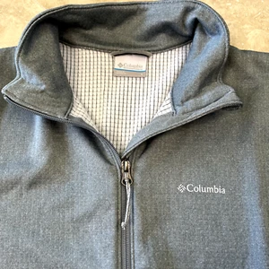 Columbia Sweater Womens Large Gray Omni Wick Sweatshirt Full Zip Long Sleeve - Picture 1 of 8