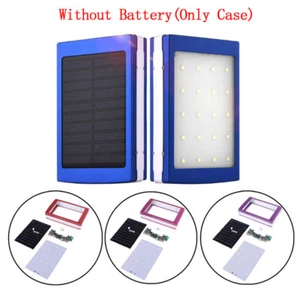 1Pc 18650 Solar LED power bank charger case usb empty box case no batte DL - Zdjęcie 1 z 15