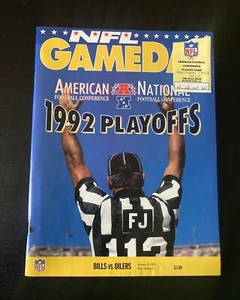 Buffalo Bills vs. Houston Oilers Greatest Comeback Game Ticket Stub & Program - Picture 1 of 6