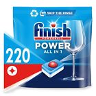 2 x Finish Powerball All In One Max  Dishwasher Cleaning Tablets Total 220