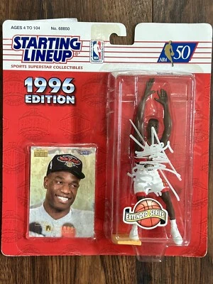 Dikembe Mutombo 签名首发阵容 公仔 盒装 亚特兰大老鹰队 NBA — 第 1/4 张图片