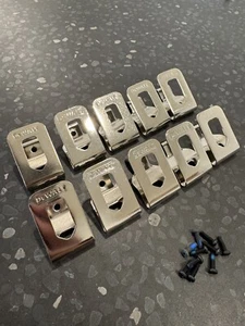 10 PACK Genuine DEWALT Belt Clip Hook 20V Drill Driver N268241 N169778 - Picture 1 of 5