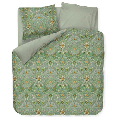 Bettwäsche Ornamente Blüten Pip Studio Saluti Piccoli Green Perkal Blüten Floral - Bild 1 von 4