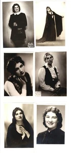 MARIE PODVALOVA Ópera Checa soprano 6 fotografías de postal sin firmar - Imagen 1 de 1