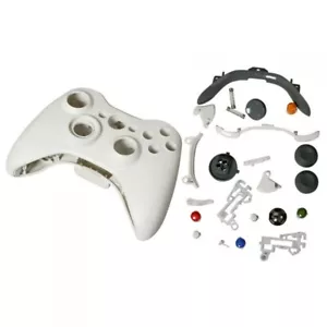 Complete Case For Microsoft XBOX 360 Controller, Wireless Button, White - Picture 1 of 1