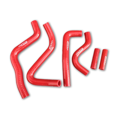 Red Silicone Radiator Hose FOR 1999-2002 Kawasaki KX250 KX 250 2000 2001 - Image 1 of 4