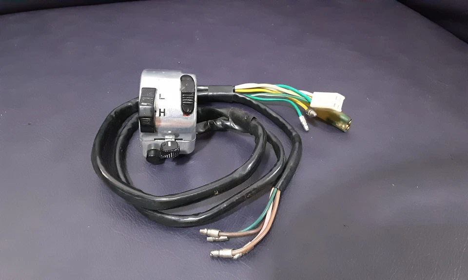 Interruptor de manija LH Yamaha AS3 LS2 LS3 RD125 RS100 RS125 bocina luz señal TW Foto 1 de 4