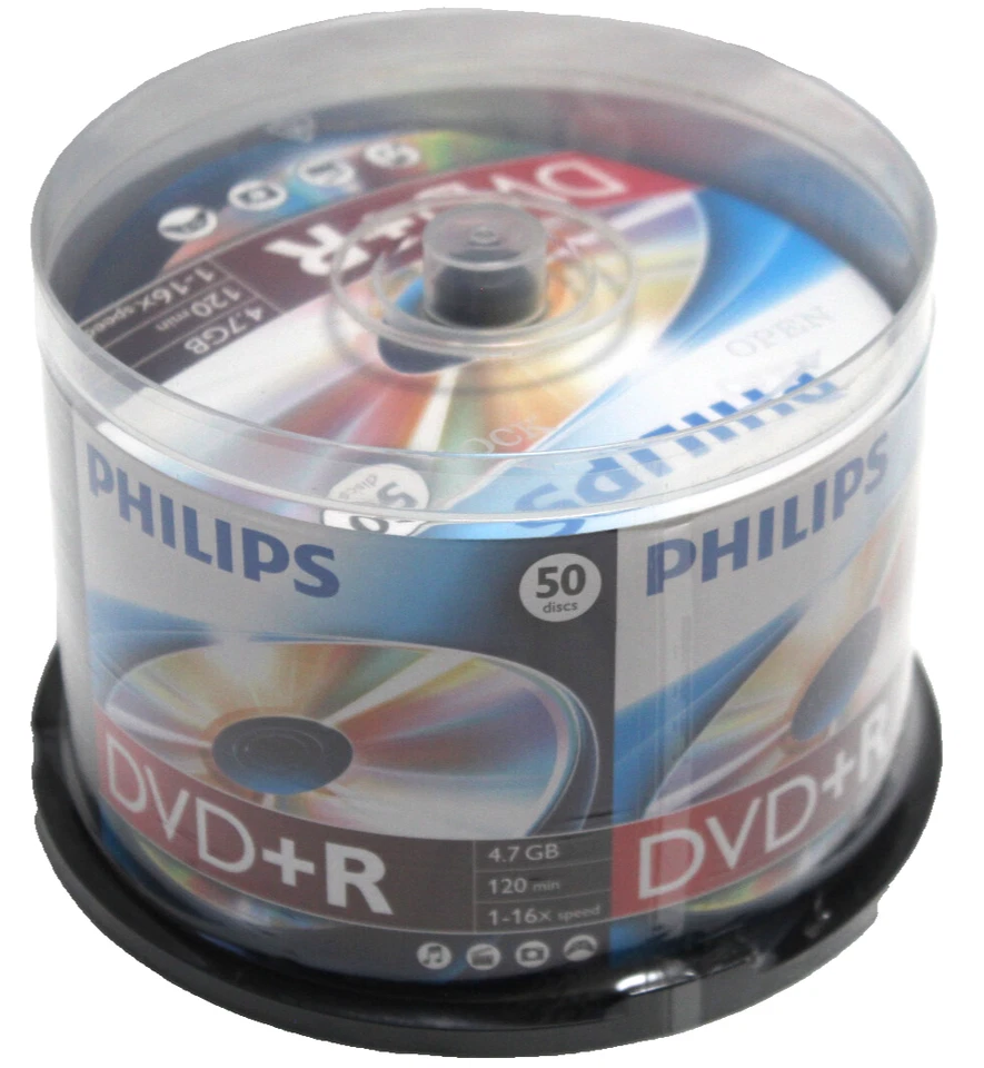 Philips DVD+R 4.7 GB, 16x Speed, Spindel 50 Stück - Bild 1 von 1