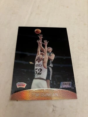 1999-2000 Stadium Chrome Tim Duncan #36 Refractor - Image 1 of 3