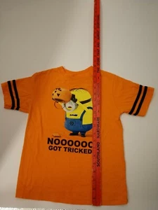 Despicable Me Minion Orange Halloween T Shirt Child Small RN77272 Cotton - Picture 1 of 6