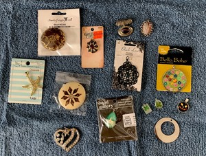 Jewelry Making Pendants - Most New -Unique- Lot Of 14
