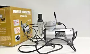 Mini Portable Air Compressor (Piston Type) TC-20 Oil-less 1/6HP - Picture 1 of 6
