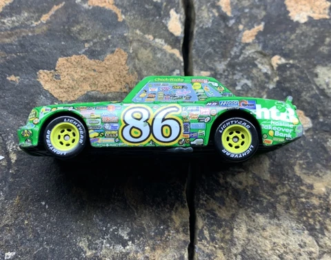 Disney Pixar Cars Chick Hicks Diecast Toy Car. Okay Condition Cover