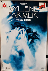 MYLENE FARMER - Affiche concert originale "Tour 1996" 78x118cm