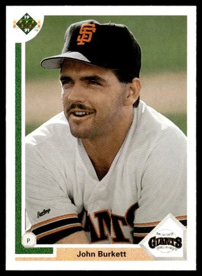 1991 Upper Deck John Burkett San Francisco Giants #577 - Image 1 of 2
