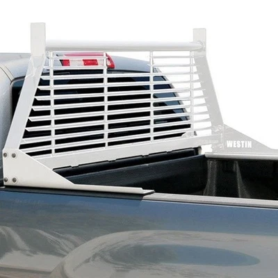For GMC Sierra 2500 HD 2001-2019 Westin 57-8023 HD White Headache Rack - Image 1 of 4