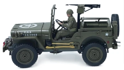JJRC C8815 1/10 Scale Willys Jeep Driver Figure Doll Captain POG - Image 1 of 4