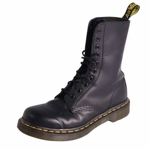 Dr. Martens Boots 1490 10 Hole Leather Shoes Women's UK4 (23cm (9.06 Used MOLO-0 - Picture 1 of 9