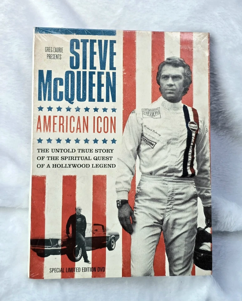 Steve McQueen: An American Icon (2017) DVD Documentary by Greg Laurie - Sealed - Imagem 1 de 4