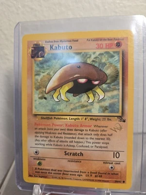 Pokémon TCG Kabuto W Gold Stamp Wizards Promo, WOTC 50/62 - Image 1 of 2