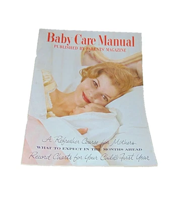 Baby Care Manual Vintage Magazine 1961 PARENTS MAGAZINE - Image 1 of 2