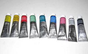 9 Lot Winsor & Newton Professional Artist Watercolor paint 5ml tubes ~ Free Ship - Picture 1 of 3