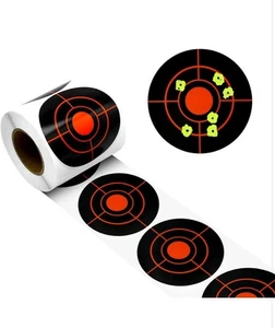 Splatter Target Stickers 3inch Self-Adhesive Reactive Targets Paper for Shooting - Picture 1 of 4