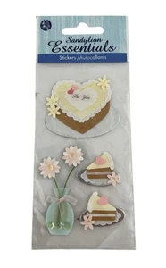 Sandylion Essentials Stickers Cake: For You Cake & Slices Vase Wedding Valentine - Picture 1 of 3
