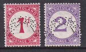 Basutoland 1933 Postage Due Specimen set. SGD1s, SGD2s. Cat £75. MNH. - Picture 1 of 2