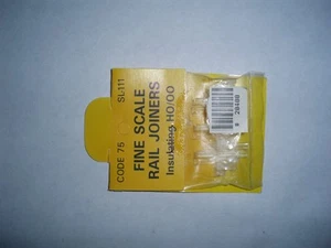 Peco SL-111 HO And OO Code 75 Insulating Fine Standard Rail Joiners - Picture 1 of 1