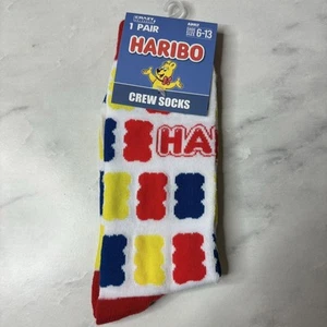 New Haribo Gummy Bears Socks Long 6-13 adult - Picture 1 of 2