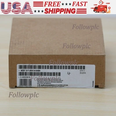 1PC Siemens 6ES7317-2EK14-0AB0 6ES7 317-2EK14-0AB0 New In Box Expedited Shipping - Image 1 of 4